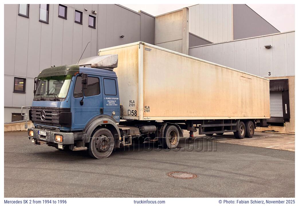 Mercedes SK 2 from 1994 to 1996 Photo November 2025