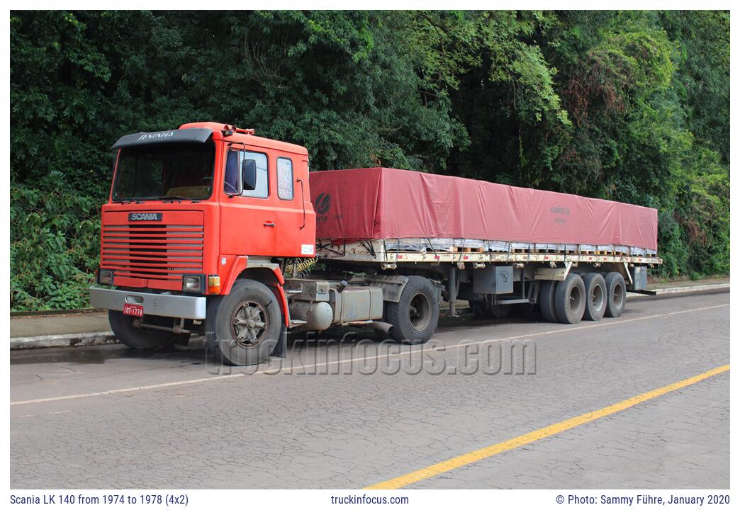 Scania LK 140 from 1974 to 1978 (4x2) Photo January 2020