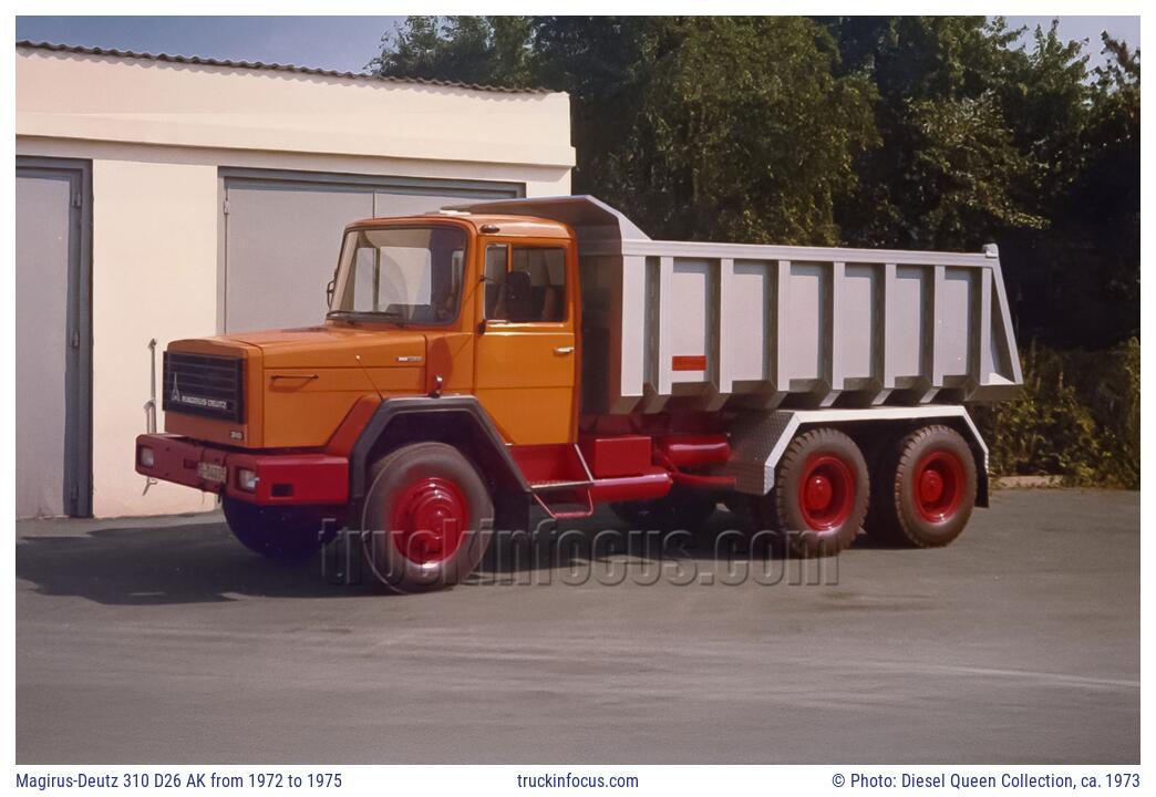 Magirus-Deutz 310 D26 AK from 1972 to 1975 Photo ca. 1973