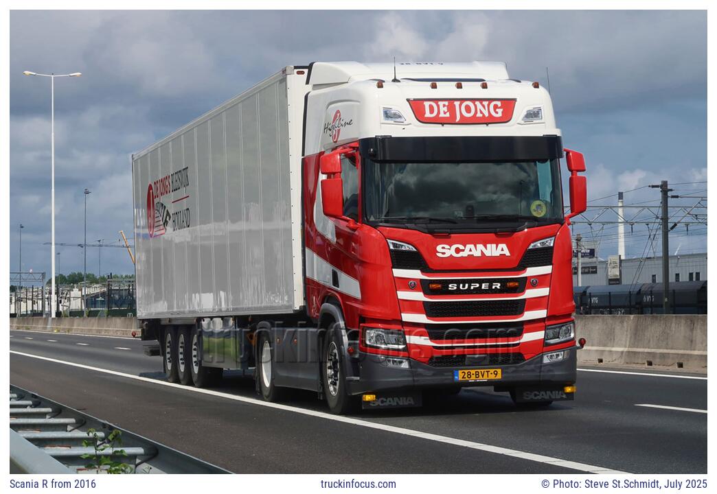 Scania R from 2016 Photo July 2025