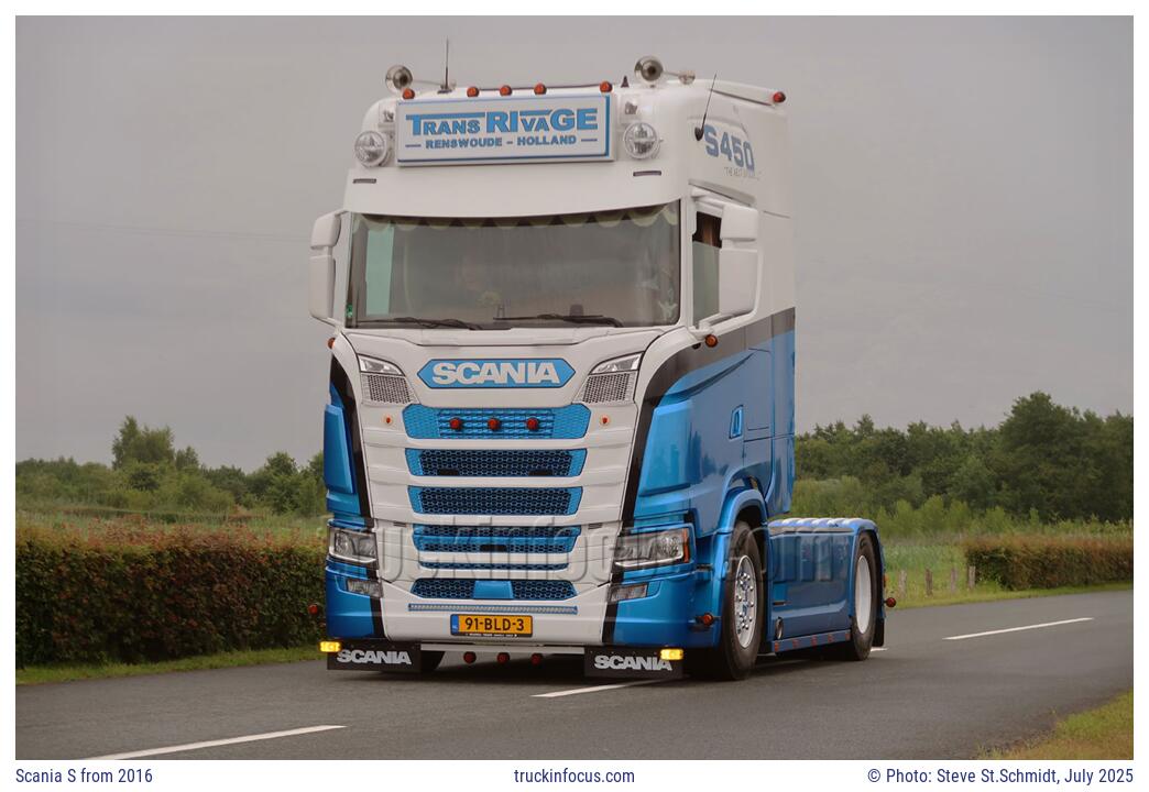 Scania S from 2016 Photo July 2025