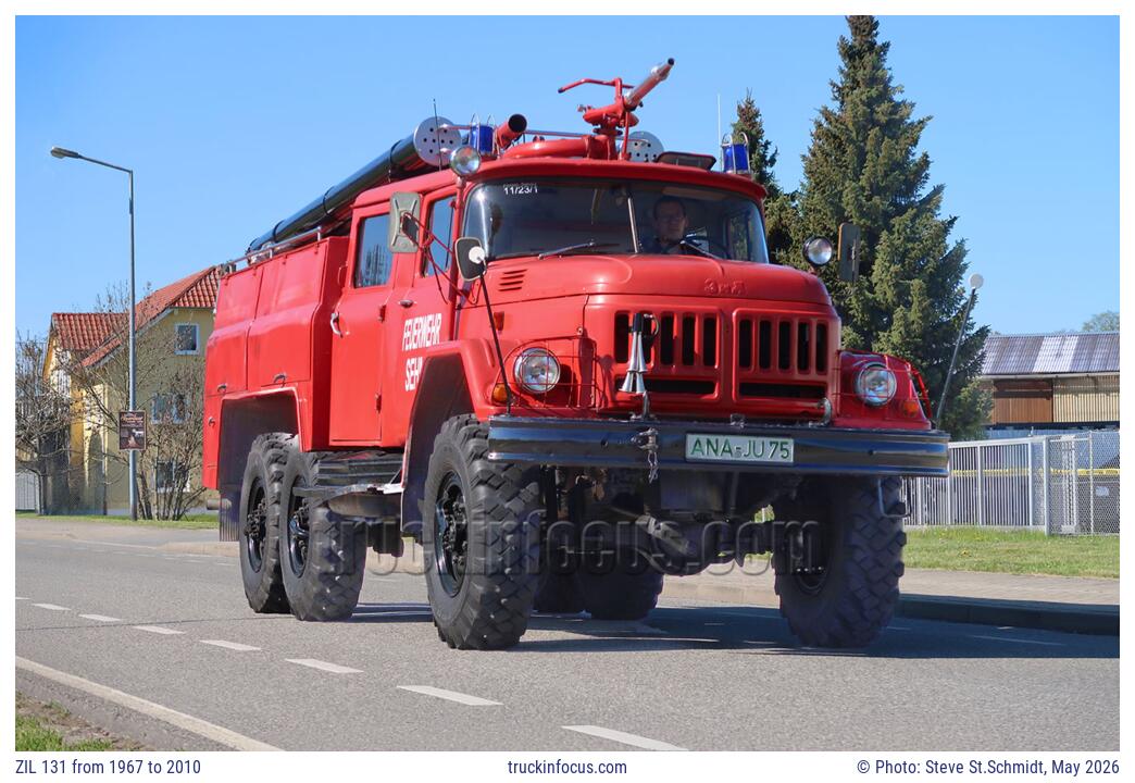 ZIL 131 from 1967 to 2010 Photo May 2026