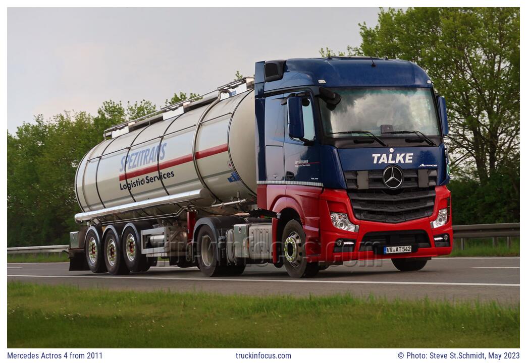 Mercedes Actros 4 from 2011 Photo May 2023