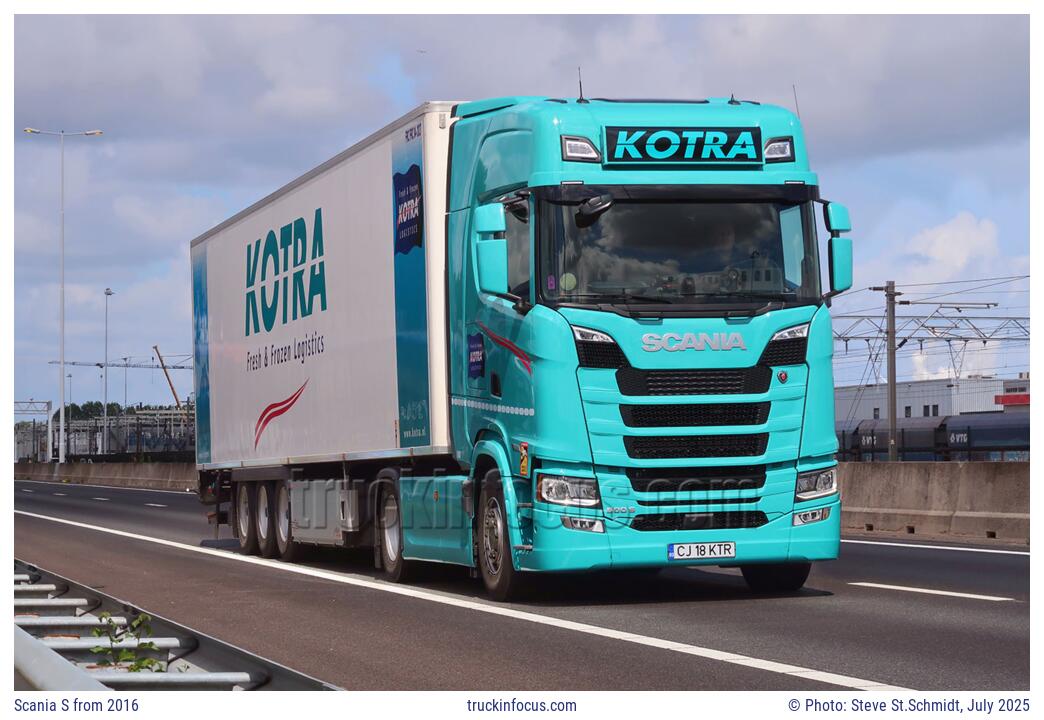 Scania S from 2016 Photo July 2025