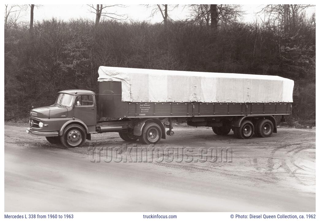 Mercedes L 338 from 1960 to 1963 Photo ca. 1962
