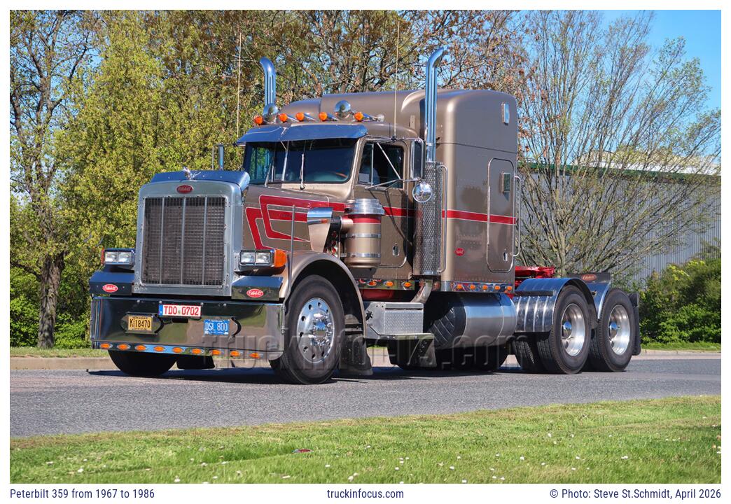 Peterbilt 359 from 1967 to 1986 Photo April 2026