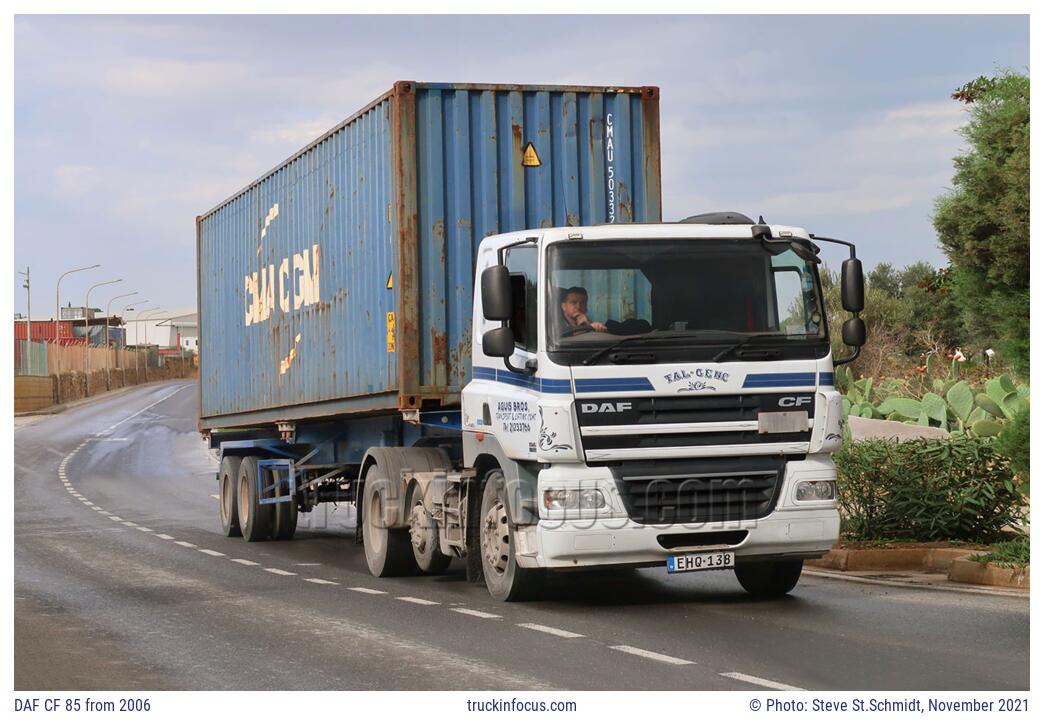 DAF CF 85 from 2006 Photo November 2021