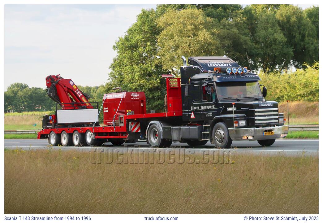 Scania T 143 Streamline from 1994 to 1996 Photo July 2025