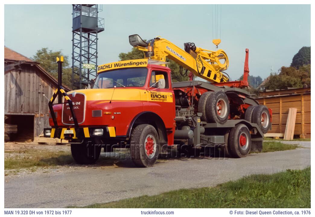 MAN 19.320 DH von 1972 bis 1977 Foto ca. 1976