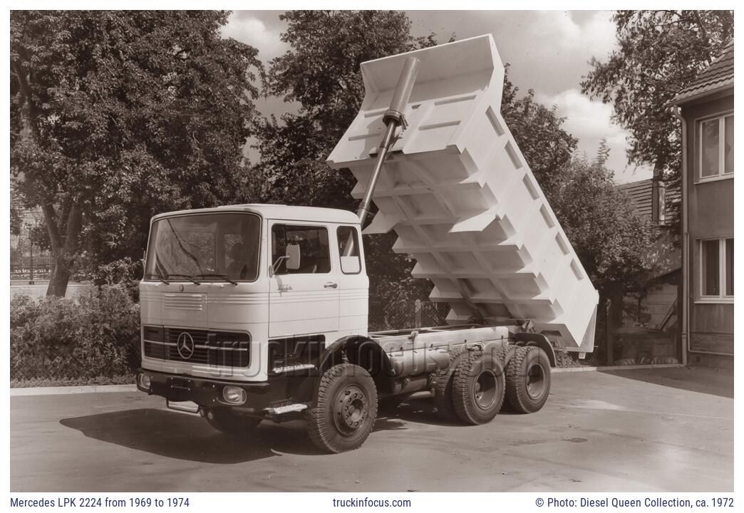 Mercedes LPK 2224 from 1969 to 1974 Photo ca. 1972