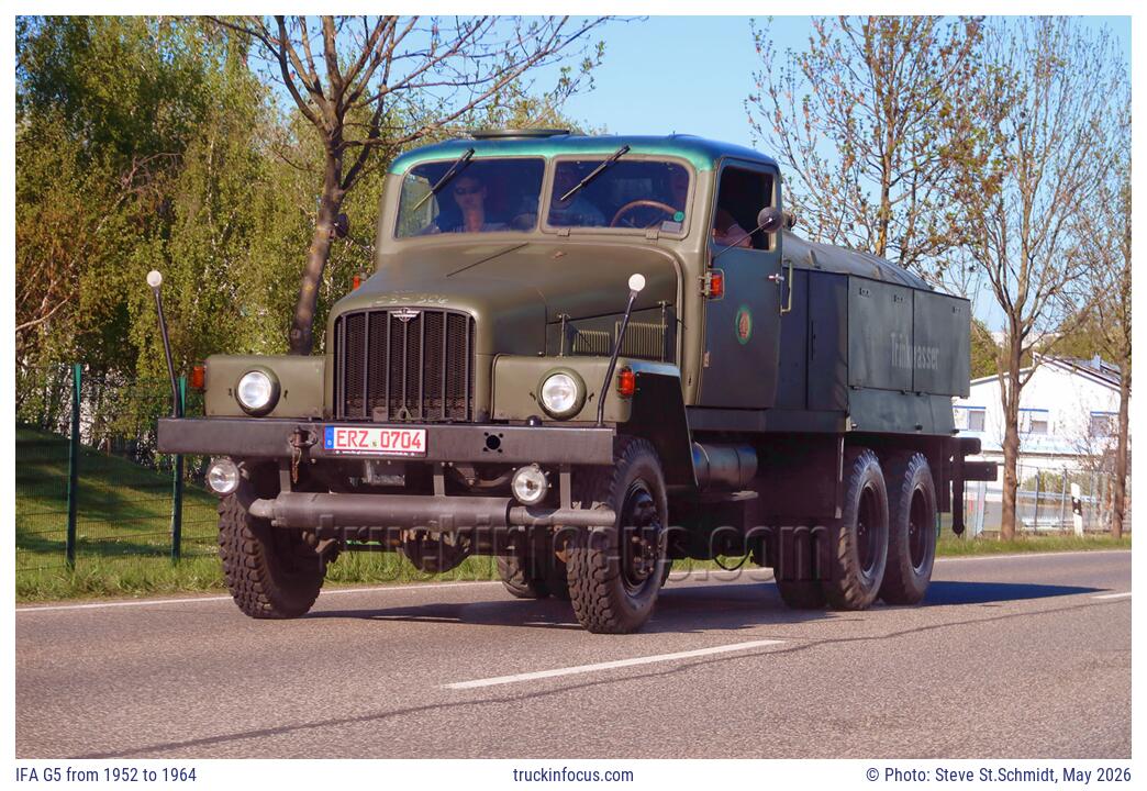 IFA G5 from 1952 to 1964 Photo May 2026