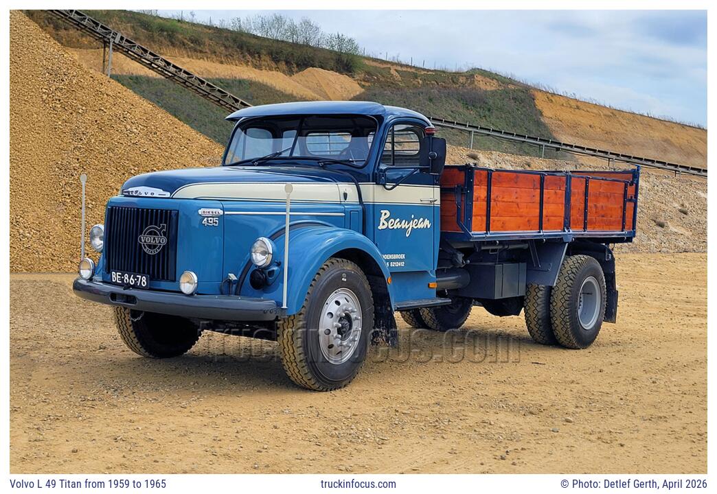 Volvo L 49 Titan from 1959 to 1965 Photo April 2026
