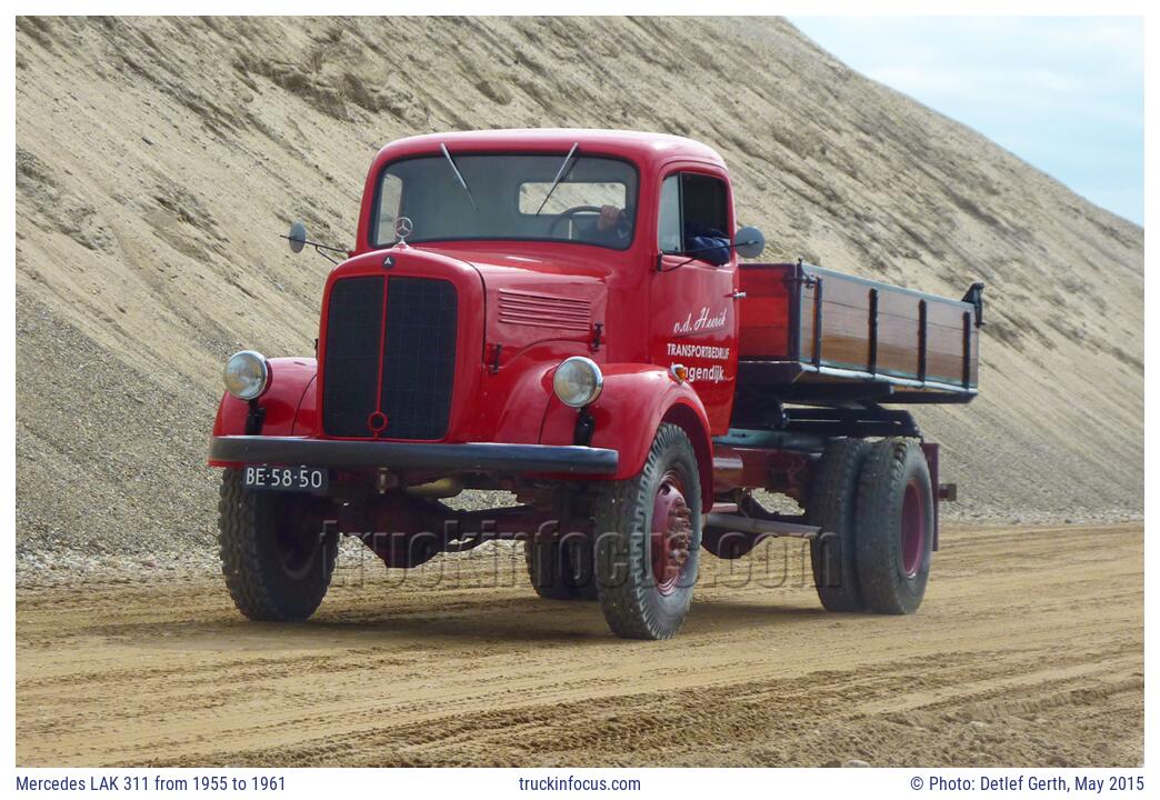 Mercedes LAK 311 from 1955 to 1961 Photo May 2015