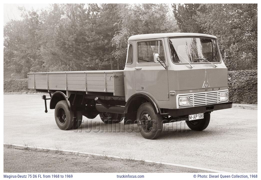 Magirus-Deutz 75 D6 FL from 1968 to 1969 Photo 1968