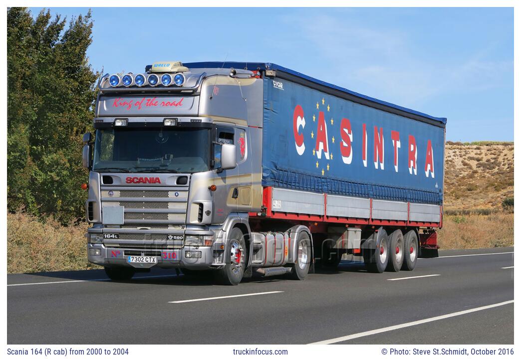 Scania 164 (R cab) from 2000 to 2004 Photo October 2016