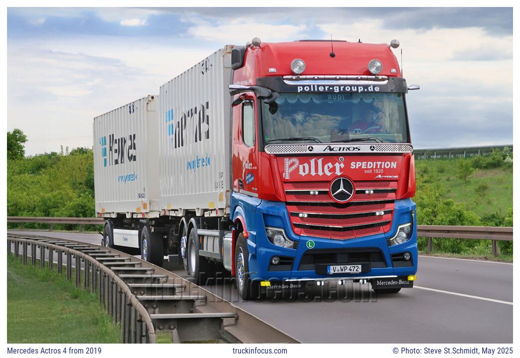 Mercedes Actros 4 from 2019 Photo May 2025