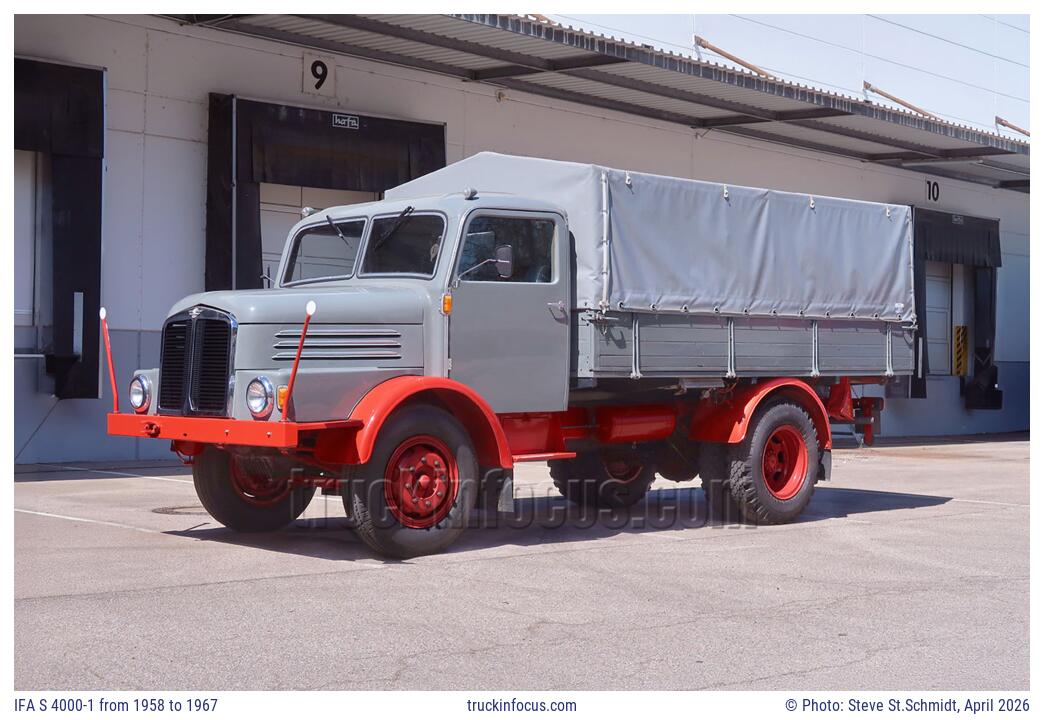 IFA S 4000-1 from 1958 to 1967 Photo April 2026