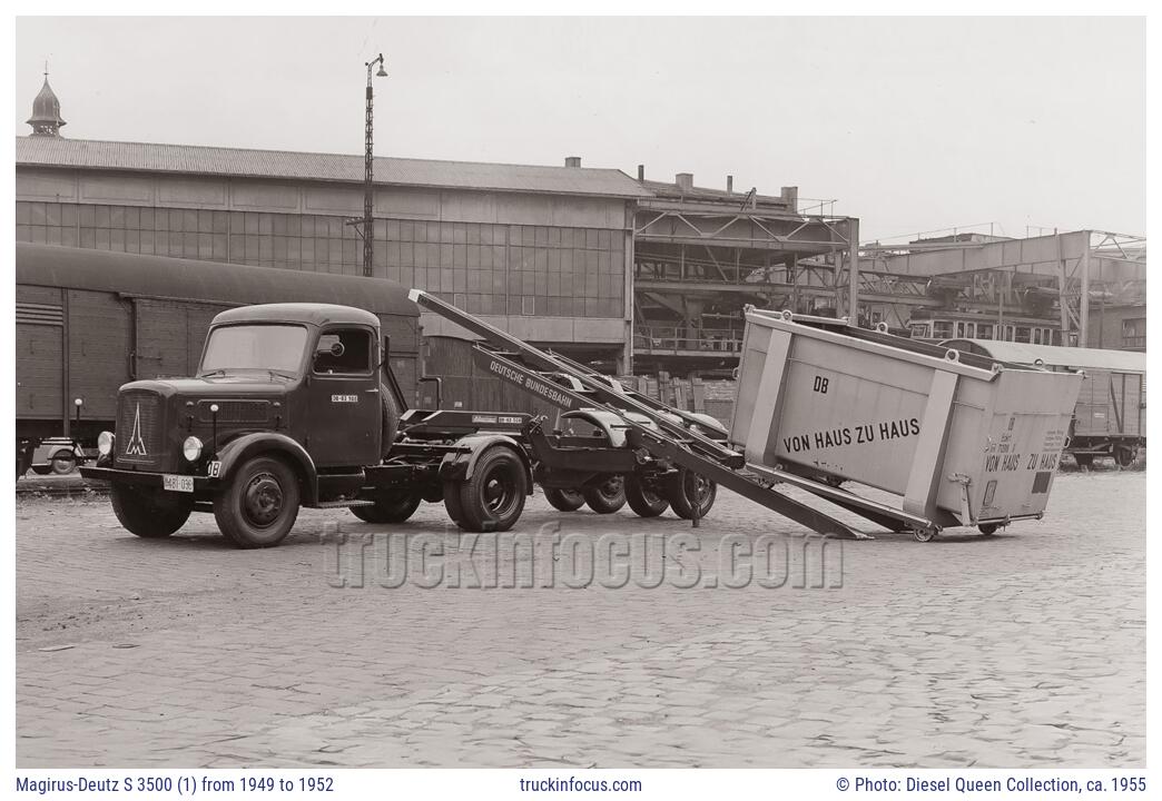Magirus-Deutz S 3500 (1) from 1949 to 1952 Photo ca. 1955