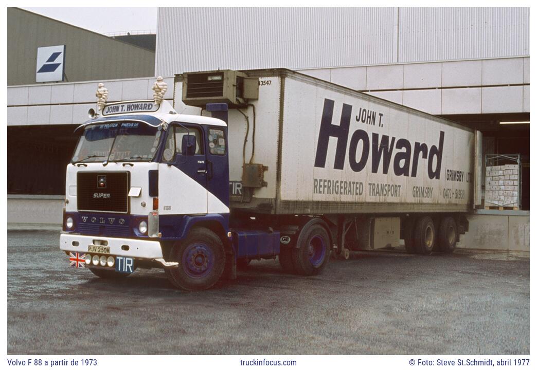 Volvo F 88 a partir de 1973 Foto abril 1977