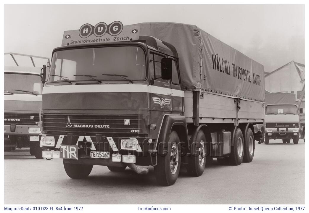 Magirus-Deutz 310 D28 FL 8x4 from 1977 Photo 1977
