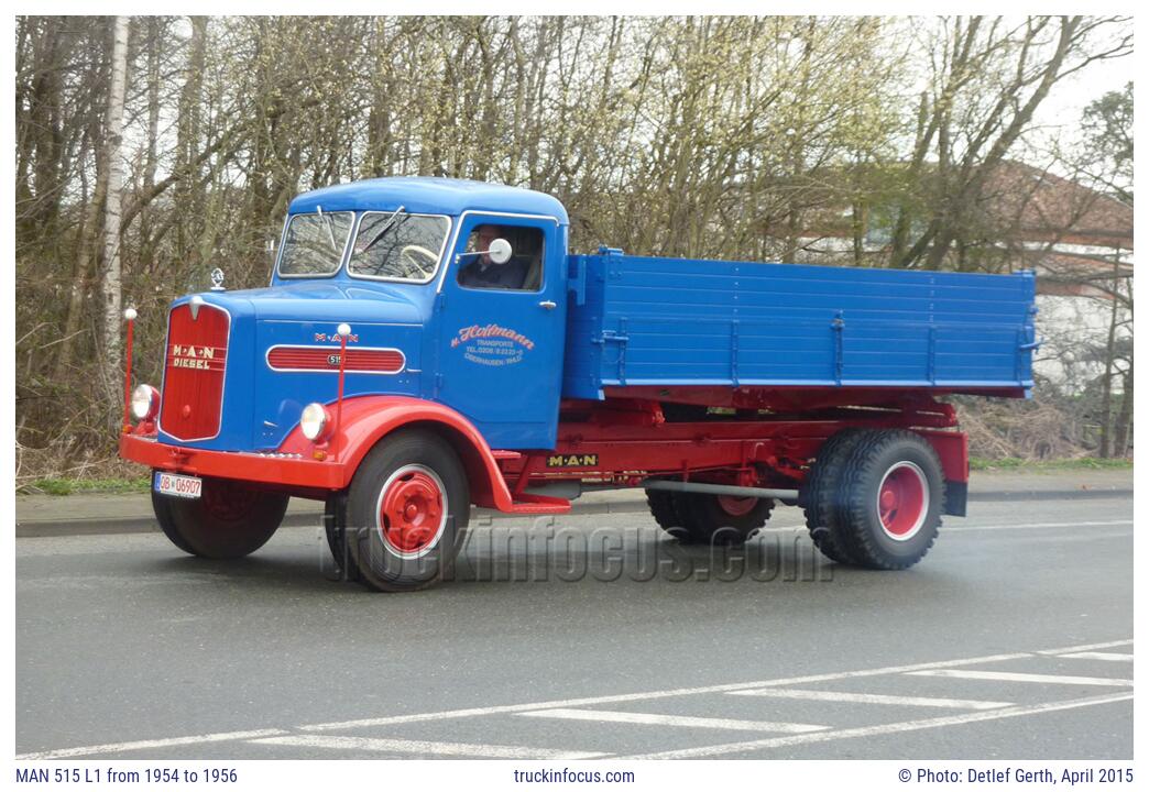 MAN 515 L1 from 1954 to 1956 Photo April 2015