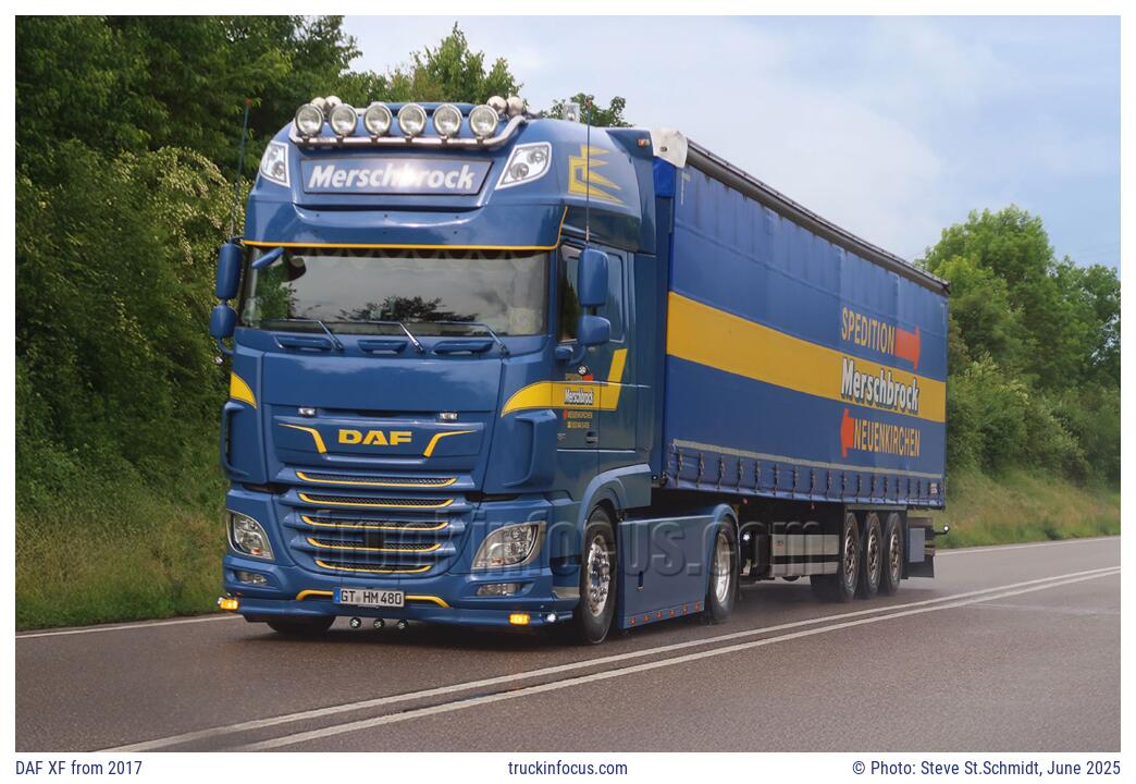 DAF XF from 2017 Photo June 2025