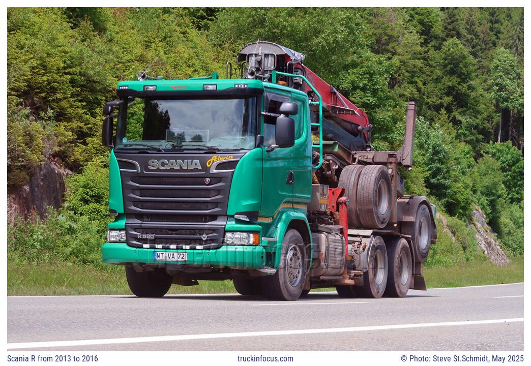 Scania R from 2013 to 2016 Photo May 2025