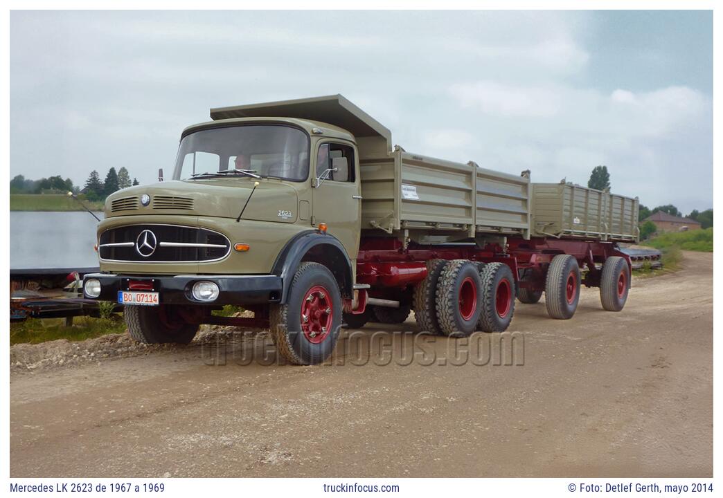 Mercedes LK 2623 de 1967 a 1969 Foto mayo 2014
