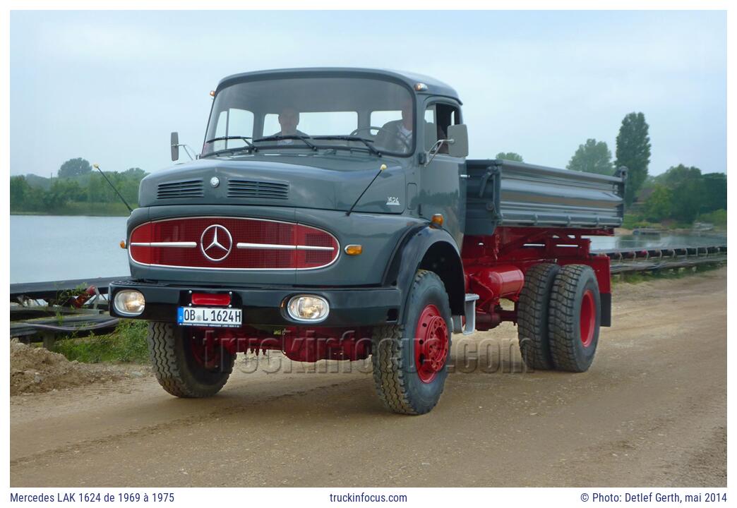 Mercedes LAK 1624 de 1969 à 1975 Photo mai 2014