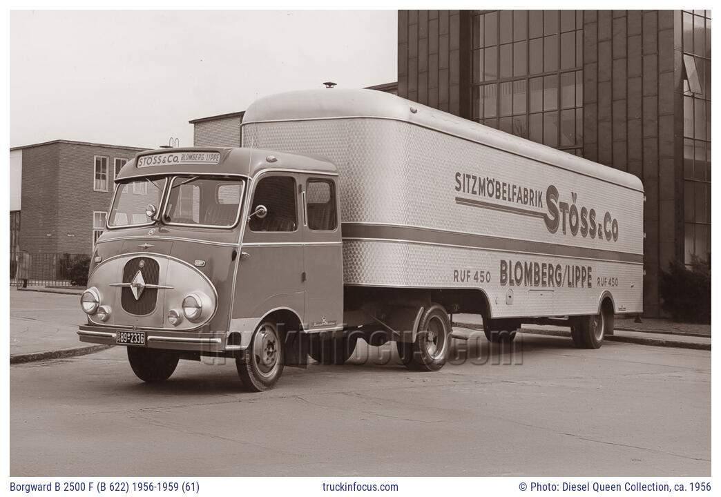 Borgward B 2500 F (B 622) 1956-1959 (61) Photo ca. 1956