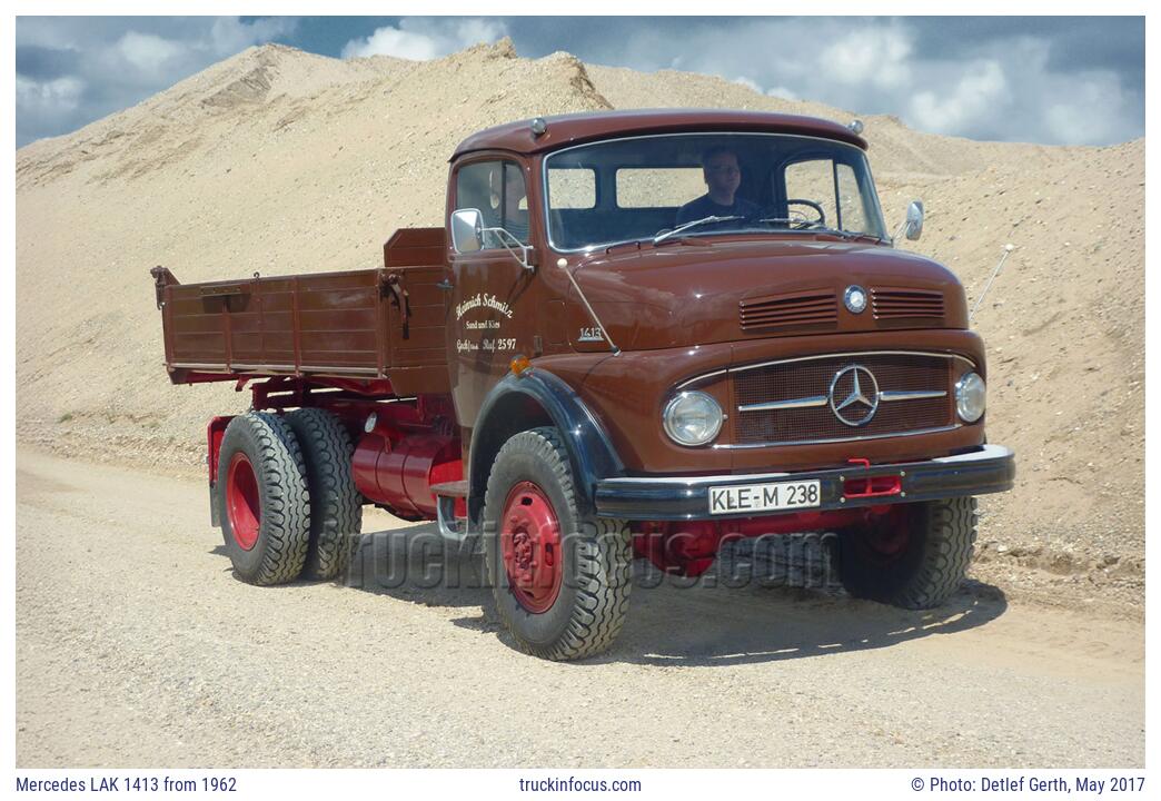 Mercedes LAK 1413 from 1962 Photo May 2017