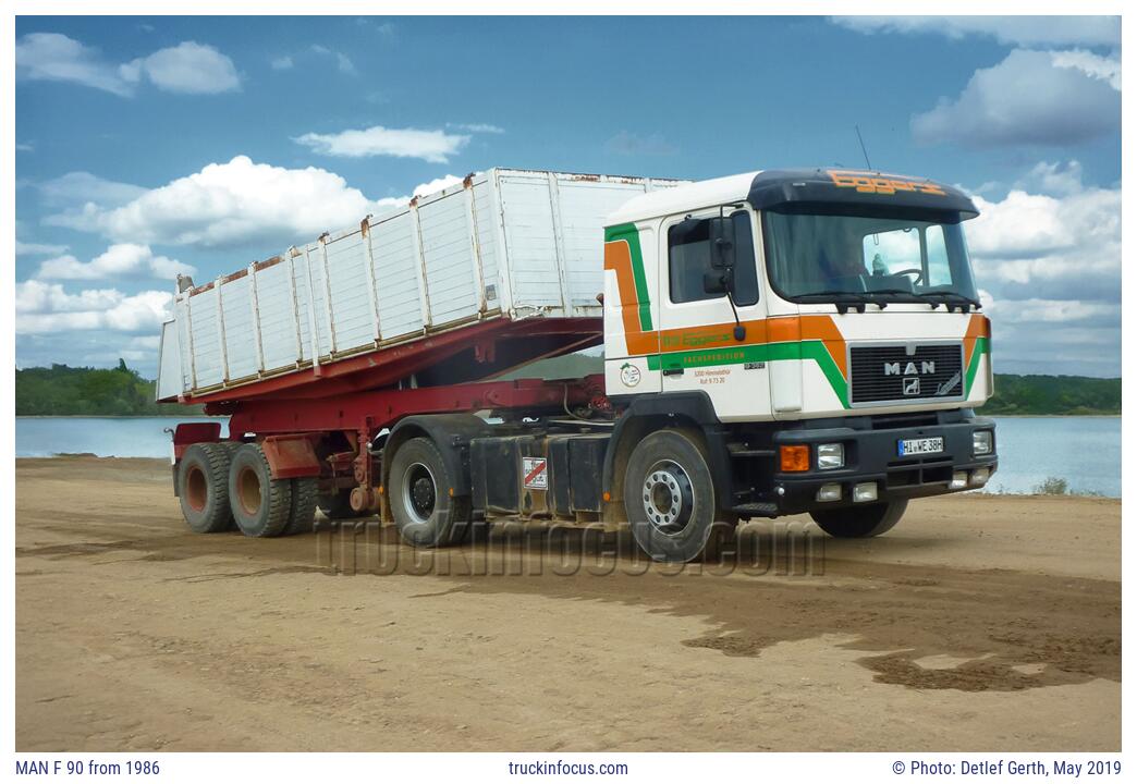 MAN F 90 from 1986 Photo May 2019