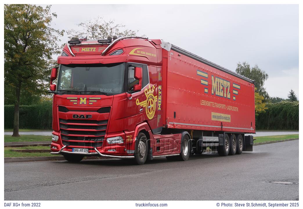 DAF XG+ from 2022 Photo September 2025