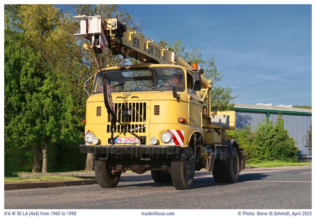 IFA W 50 LA (4x4) from 1965 to 1990 Photo April 2025