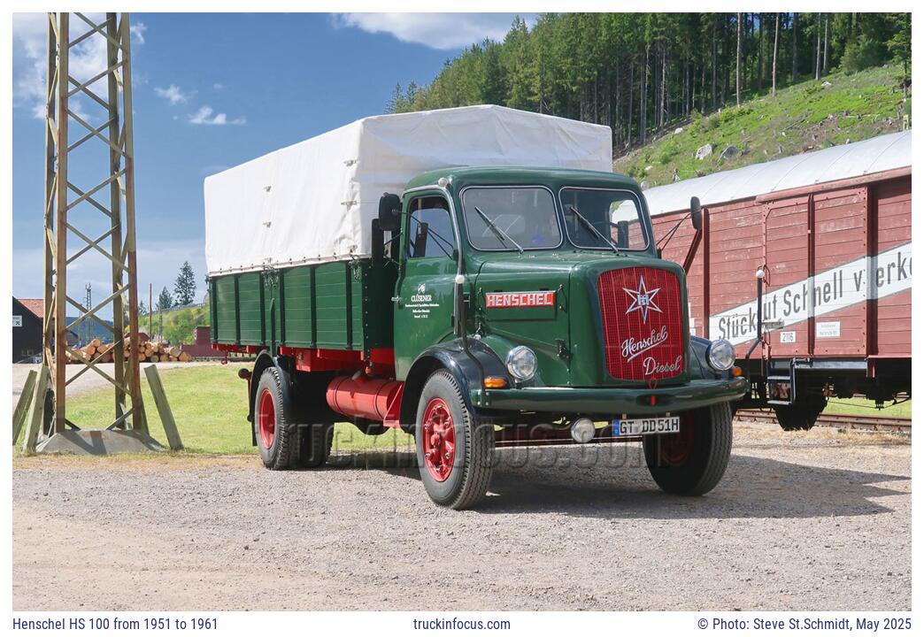 Henschel HS 100 from 1951 to 1961 Photo May 2025