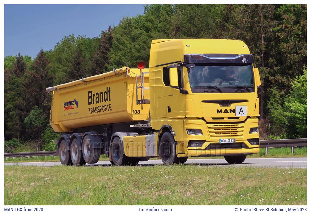 MAN TGX from 2020 Photo May 2023