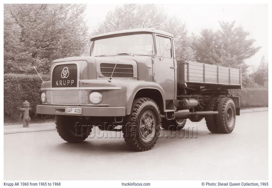 Krupp AK 1060 from 1965 to 1968 Photo 1965