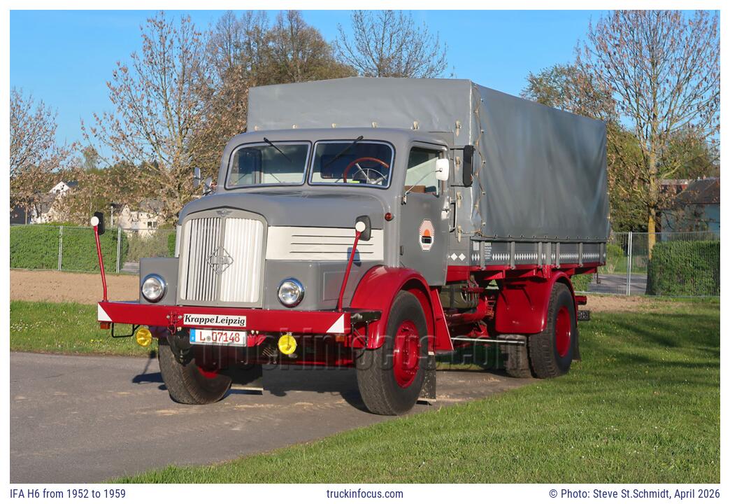 IFA H6 from 1952 to 1959 Photo April 2026