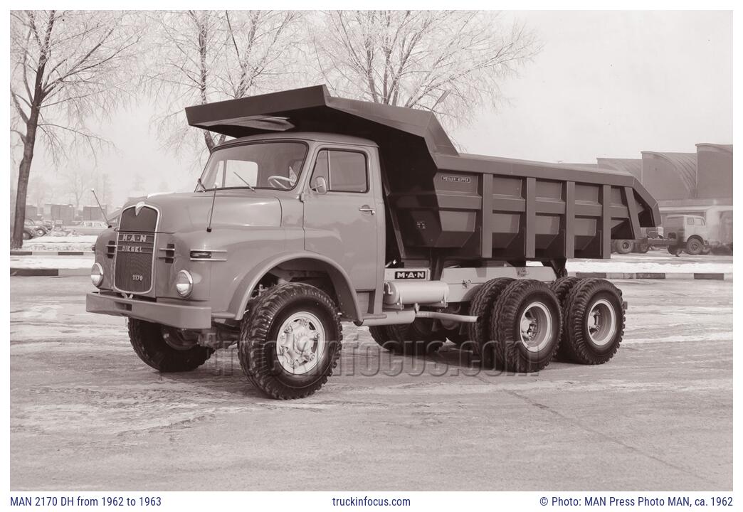 MAN 2170 DH from 1962 to 1963 Photo ca. 1962