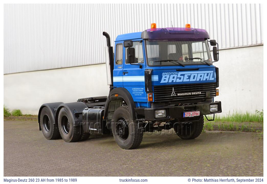 Magirus-Deutz 260 23 AH from 1985 to 1989 Photo September 2024